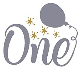 Bügelbild Aufbügler Geburtstag One oder Wunsch Zahl