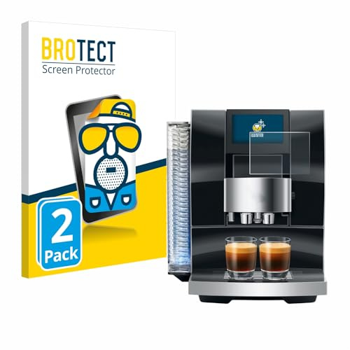 BROTECT Schutzfolie für Jura Z10 | 2 Stück Entspiegelnder Displayschutz Made in Germany Matte Displayschutz-Folie Anti-Reflex Anti-Fingerprint Einfache Montage