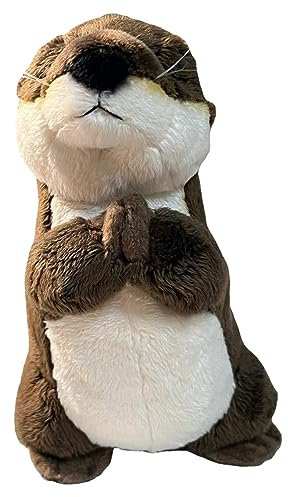 perfk Mignon loutre de mer en peluche poupée voiture décorative peluche accompagner sommeil jouet pour enfants garçons filles adolescents enfants cadeaux, 20CM