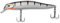 LMAB Flash Vibe 67, 80 & 98 mm - Twitchbait - Suspending & Floating, Hardbait, Wobbler Barsch, Suspender Wobbler, Zander Wobbler (Lauftiefe 1,0-2,0 m | schwebend/suspending, White Tiger, 98 mm)