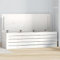 ARKEM Truhe Weiß 109x36,5x33 cm Truhen Sitztruhe Wooden Box Stauraum Boxen Truhe Mit Stauraum Massivholz Kiefer
