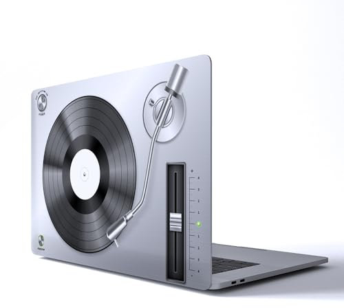 Turntable DJ MacBook Skin, Laptop Skin | MacBook Pro & Air Aufkleber | MacBook Laptop Sticker | Kratzfest Laptop Folie (MacBook Pro 16” Touch Bar (2019))