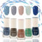 Nude Nail Polish Quick Dry & Long Lasting Nude Nail Varnish - Water Based Natural Nail Polish- No Need Uv Nail Paint For Diy Nail Art Manicure At Home -French Manicure Nail Polish (Blue)
