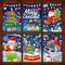 Sevenpers 159 Stück Fensterbilder Weihnachten Kinder, PVC Aufkleber Bunte Doppelseitige Muster, Fensterdeko für Xmas