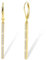 Gold Ohrringe Damen, Hängend Ohrringe Hypoallergene leichte 14K Gold Zirkonia Anhänger Ohrring Bar Hängend Ohrring Hängeohrringe Schmuck für Damen Mädchen