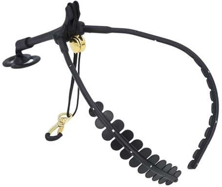 Saxophon-Gurt, Doppelter Schulter-Nackengurt, verstellbarer Saxophon-Gurt für Kinder, Jugendliche, ergonomisch gestaltet, kinderfreundlich, Alt-Tenorsaxophon-Schultergurt, für Jugendliche Musiker