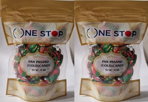 One Stop Dealer Candies 75g | Christmas, Valentines Day Gift | Perfect for Sharing & Treats | Sweet & Delicious | Ideal for Parties & Gifting | Fun & Enjoyable Snack (Pack of 2, Candy Pan Pasand 75g)