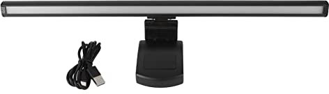 Grcfumo LED Computer Monitor Light, Screen Monitor Light Bar, Computer Screen Lamp, Desktop LED Screen Lamp 3 Color Temperature Stepless Dimming USB for Home