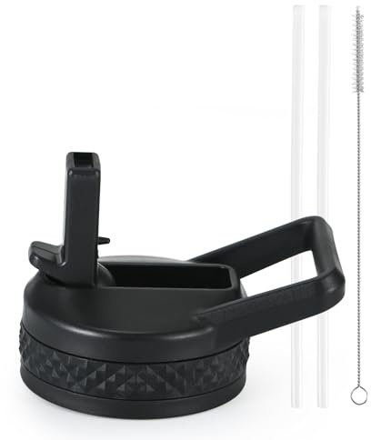 WixByti Straw Lids Replacement - Accessory for Hydro Flask Wide Mouth Water Bottles