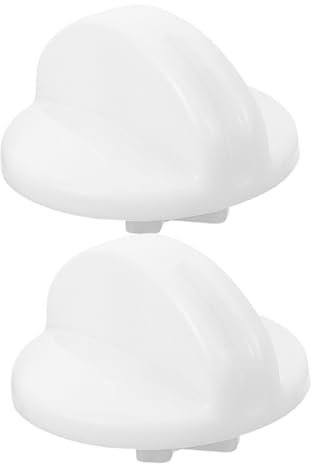 Housoutil Washing Machine Knobs Replacement 2 Pcs Knobs for Washer Timer Sturdy Material Lightweight Design for Easy Installati