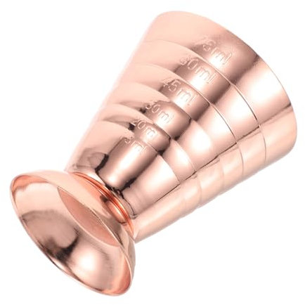 Mobestech Weinmesser Cocktailmaß Jigger Messen Doppel-cocktail-jigger Für Barkeeper Jigger Mit Innenmaßen Barkeeper -werkzeuge Doppel-jigger Rose Edelstahl 304