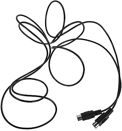 BESPORTBLE Midi Instrumentenkabel 5-polig Stecker Stecker, Schwarz