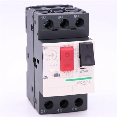ULBTLUOYV Interruttore Automatico del Motore con terminale Magnetico Termico GV2ME16 3P 9-14A