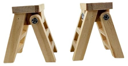 2 stück Mini Schritt Leiter Puppenhaus Möbel Möbel Klettern Leiter