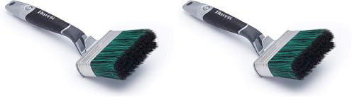 Harris Ultimate Shed & Fence Swan Neck Exterior Woodwork Paint Brush,100mm (Pack of 2)