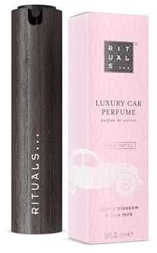 RITUALS The Ritual of Sakura Car Perfume Spray Kit, Cherry Blossom, 14 ml | Luxury car fragrance, refillable design, long-lasting scent, premium fragrance
