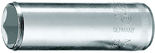 Gedore 20L4 1/4-Inch - 4 mm Long 6 Hex Screws Socket - Silver