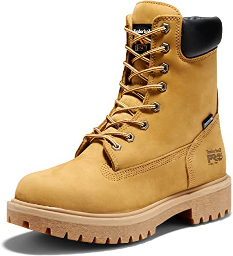 Timberland PRO Direct Attach 8 Inch Steel Safety Toe Isolato Impermeabile Industrial Work Boot, Grano, 41.5 EU