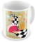 iMage Tazza Mug Alice Discesa Paese delle Meraviglie Bianca