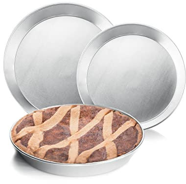 Contital D38G - Molde de aluminio redondo profesional de 38 cm de diámetro, borde G antiadherente, reutilizable