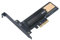 Akasa AK-PCCM2P-02 M.2 Internal Interface Card and Adapter - Interface Cards and Adapters (PCIe, M.2, PCIe 2.0, Black, Gold, PC, Passive)