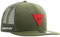 DAINESE 9Fifty Trucker Snapback cap, Cappello Estivo Visiera Piatta, Verde/Rosso