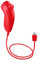 Mando Nunchuck Rojo para Nintendo Wii y Nintendo Wii U, Compatible Motion Plus