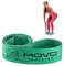 MOVO Fitness Power Band | 100 x 5 cm | Resistance Gymnastik Sport Training Bänder | Für stabile Muskulatur | Widerstandsband für Krafttraining | Waschmaschinenfest | Latexfrei | Optimum/Hard