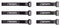BETAFPV 6pcs Black Battery Strap Rubberized Lipo Straps with 6 Sets No-Slip Rubber Pads for 2-4S RC Battery