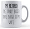Father Fox - Retiring, Man, I'm Retired, Only Boss Now is My Wife - Colleague Retirement Gift Mug, Ceramic, 11fl.oz.
