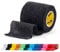 SPORTTAPE Self-Adhesive Football Sock Tape | 5cm x 4.5m - Black | Cohesive Bandage Sock Wrap, Shin Pad Tape | Goalkeeper Wrist Tape & Football Ankle Tape | Pet & Vet Wrap for Dogs, Horse - Single Roll