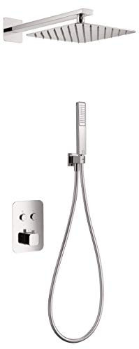 Conjunto de ducha termostática empotrada Imex Madeira GTM021