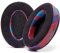 WC PadZ Velour – Ultimativen Ohrpolster von Wicked Cushions – Kompatibel mit Audio Technica, HyperX, SteelSeries Arctis & mehr – Extra dick – Große Öffnung – Weicher Memory Foam |(Speed Racer)