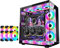 Gaming Case, Mid-Tower PC Gaming Case ATX/M-ATX/MINI-ITX - Front I/O USB 3.0 Port - Tempered Glass - 9 Fan Position - Water-Cooling Ready (Size : 6 fan)