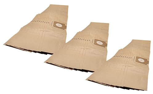 vhbw 30x Staubbeutel kompatibel mit Euroclean Panther UZ 931 / UZ931 | UZ 935 / UZ935 Staubsauger - Papier, 95,5cm x 17cm Sandfarben