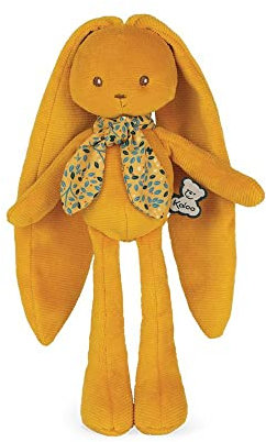 Kaloo - Lapinoo - Pantin Lapin - Babyplüsch aus geripptem Velours - 35 cm - Farbe Ocker - Sehr weiches Material - Geschenkbox - Ab Geburt, K972200