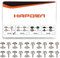 HAPDEN 120 Stück Druckknöpfe, Snap Fasteners Kit 15mm Edelstahl Snaps Marine Grade Boot Segeltuch Snaps, 15mm Socket Metall Snaps für Kleidung Leder Boot Abdeckung Stoff
