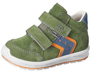 RICOSTA Baby Jungen Lauflernschuhe KIMO,Kinder Boots,WMS:Mittel,lose Einlage,Sympatex,Klettstiefel,Booties,Leder,Kaktus (550),22 EU