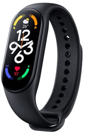 Xiaomi Smart Band 7 - Pulsera de Actividad, Resistente al Agua 5 ATM, Monitorización de Frecuencia, App Mi Fit, Pantalla AMOLED, 180mAh, 12 Modos de Entrenamiento
