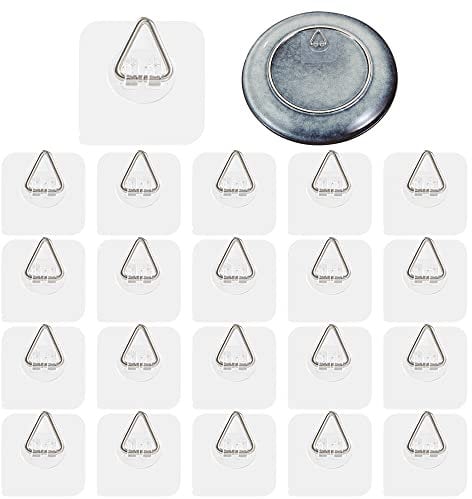 Wall Plate Hangers for Display - Invisible Adhesive Picture Hangers for Wall - Ideal for Hanging Decorative Plates | Photo Frames | Paintings - 2.3 Inch