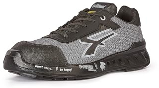 U-POWER RED LEVE ADAM, Sicherheitsschuhe, leichte, durchtrittsichere Unisex-Turnschuhe, Bastsohle, Infinergy-Einsatz, mit Aluminium-Zehenkappen - 42