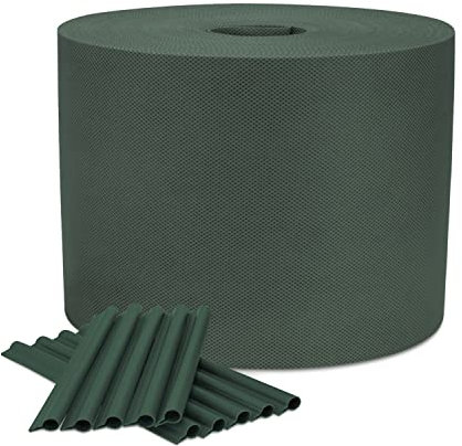 Cover It Vert Occultant Cloture 19x98cm - Brise Vue Jardin - Brise Vue Grillage Rigide - Lamelles Occultation - Différentes Tailles et Couleurs Brise Vue Occultant