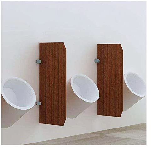 2PCS Urinal Privacy Screen, WC Trennwand Schutz Teiler, Wandmontierter Raumtrenner, für Home Office Restaurant Hotel