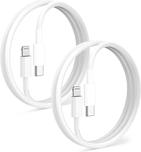 2 Pack USB C to Lightning Cable 1M para Apple iPhone 14 13 12 11, Tipo C a Lightning Cord 1M Cable de carga para Apple iPhone14 13 12 11 Pro Max/iPhone SE