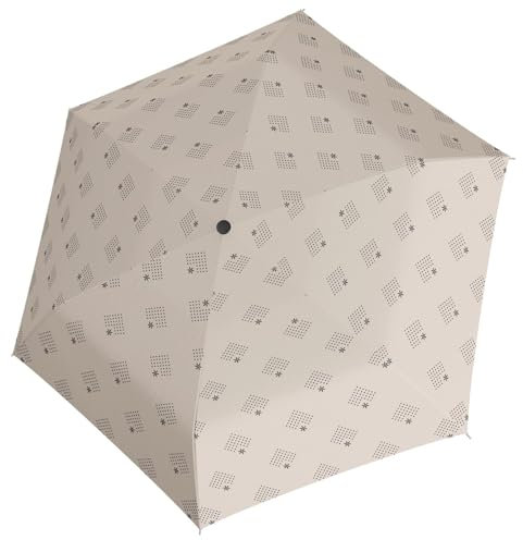 Doppler Fiber Havanna Taschenschirm 22 cm, Brown, Regenschirm