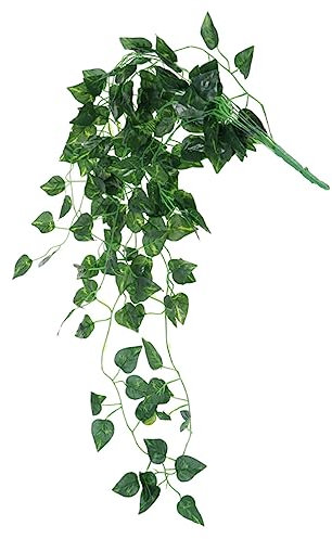 Levemolo Künstliche Scindapsus Blätter Gefälschte Grüne Rankenpflanzen Für Innen Und Außendekoration Uv Beständig Pflegeleicht Für Balkon Und Garten