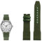 MODBAND Nylon Leder Armband 20 mm 21 mm 22 mm passend für IWC Le Petit Prince Big Pilot Top Gun IW3777 Schwarz Sport Canvas Uhrenarmband, 22 mm, Achat