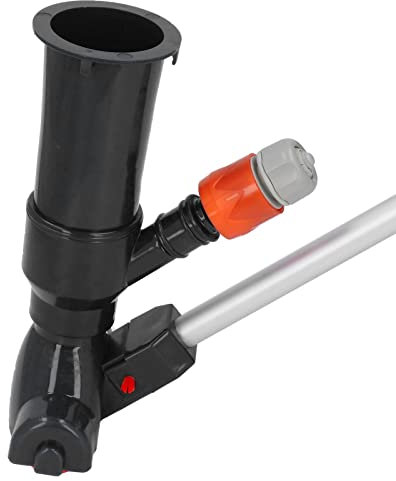 Kleiner Poolsauger, kleiner Poolsauger, tragbarer Teichsauger aus ABS mit Schaft aus Aluminiumlegierung, 5 Abschnitte, feines Netz aus Nylon, Werkzeug