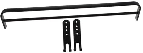IMIKEYA towel hanger toilet paper holder towel bar counter Accessories wall hanging cupboard alloy towel holder grey towel rail utility rack bracket hanging towel rail dishcloth