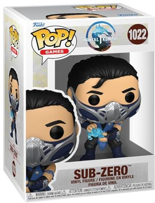 Funko Pop! Games: MK1 - Sub-Zero - Sub Zero - Mortal Kombat Game Franchise - Vinyl-Sammelfigur - Geschenkidee - Offizielle Handelswaren - Spielzeug Für Kinder und Erwachsene - Video Games Fans